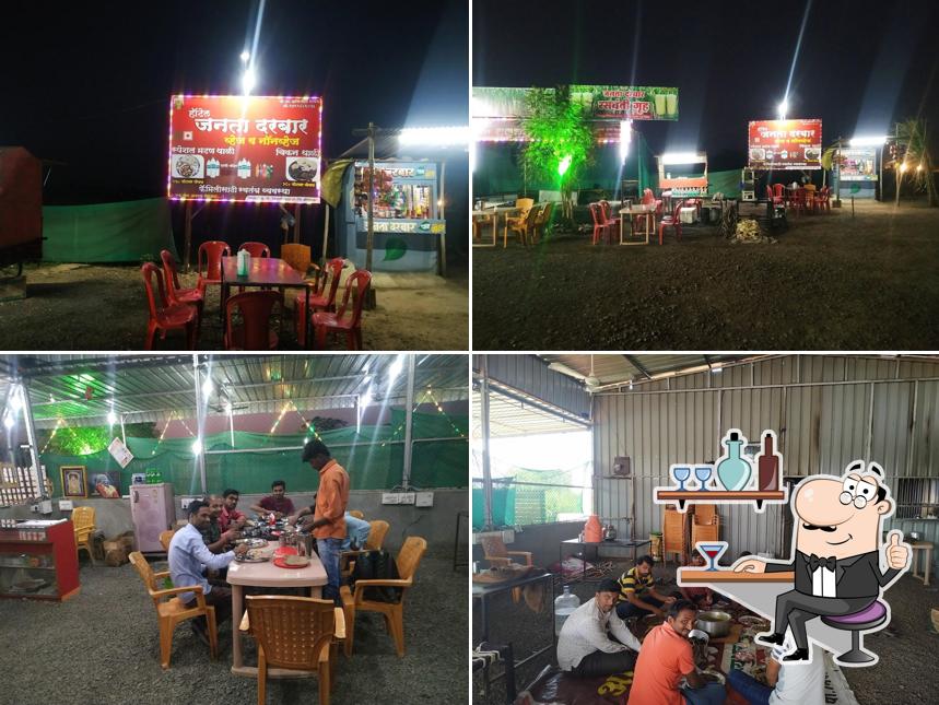 The interior of Hotel Janta Darbar