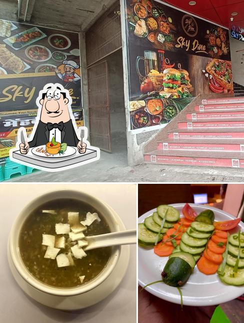 Meals at Sky Dine, Siwan