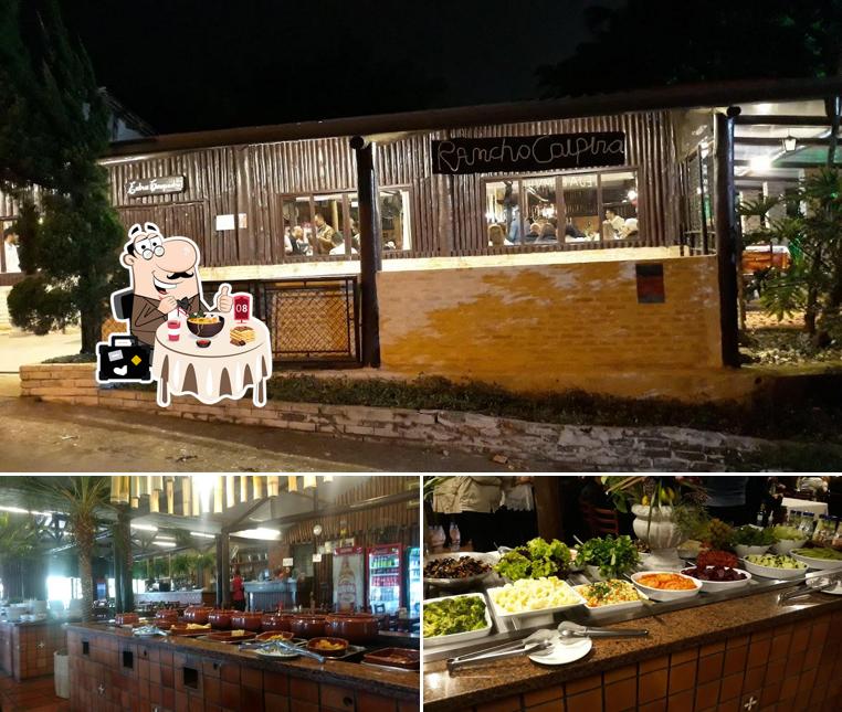 Comida em Restaurante Rancho Caipira