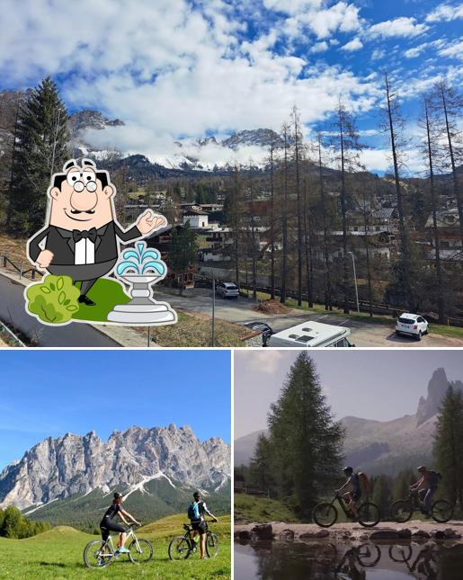 Gli esterni di Cortina360 - centro indoor, outdoor & Guide Alpine