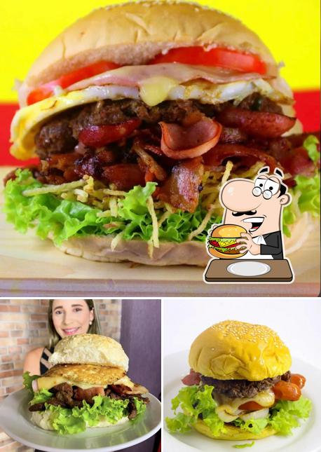 Os hambúrgueres do Alex lanches irão satisfazer uma variedade de gostos