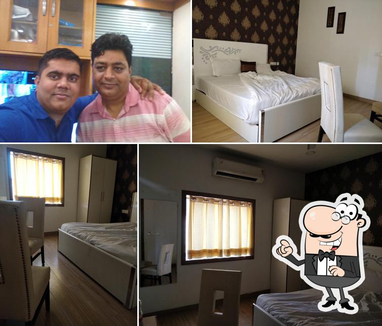 The interior of Chanson Hotels - New Delhi