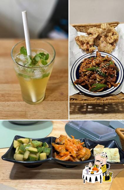 Food at Manna kimbab