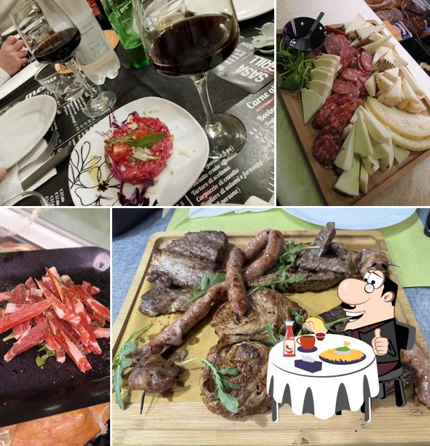 Piatto di formaggi al Sasà Grill