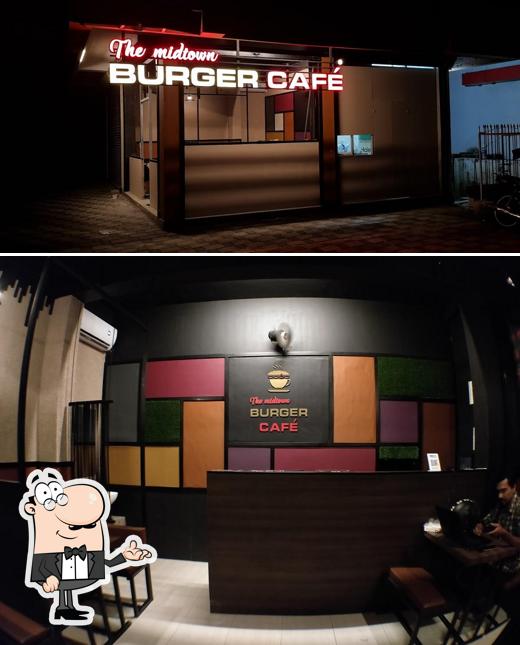 The interior of The Midtown burger cafe