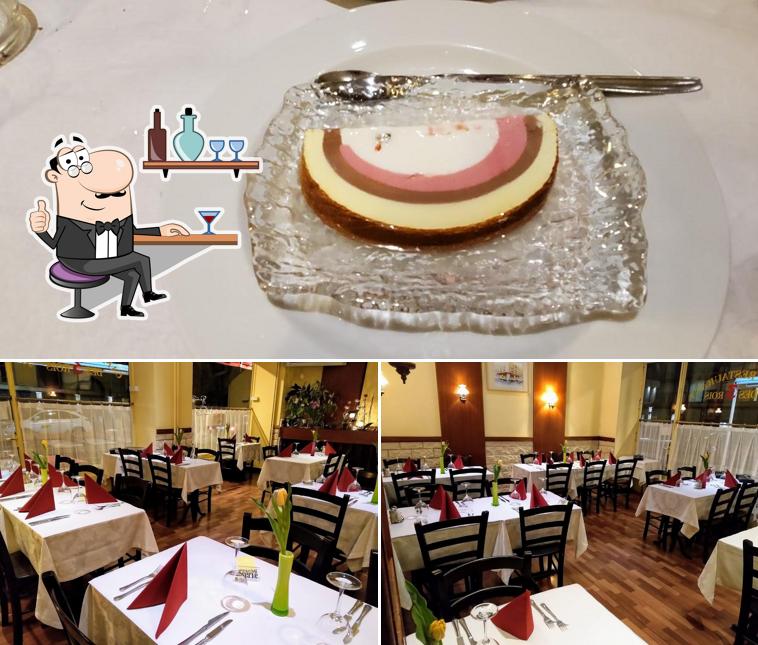 Dai un’occhiata alla foto che raffigura la interni e cibo di Des Trois Rois