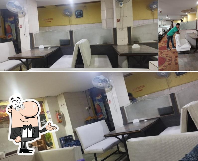 The interior of Priya Darbar Restaurant