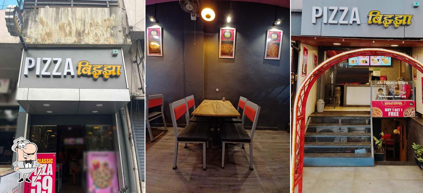 The exterior of Pizza Bizza