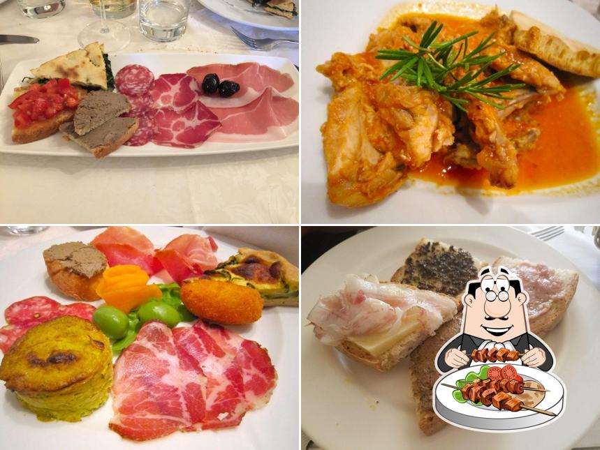 Platti al Trattoria Pallotta Assisi