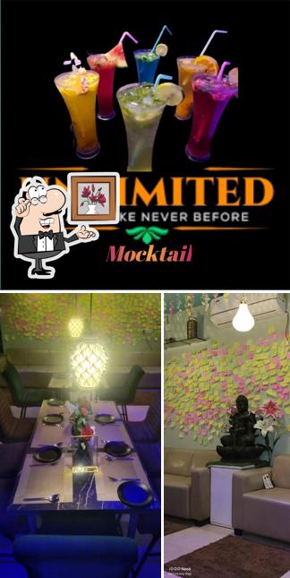 The interior of UNLIMITED MULTICUISINE RESTAURANT JRG