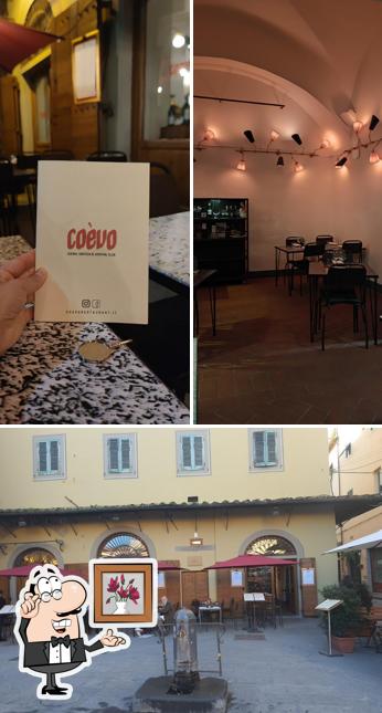 Gli interni di Coèvo Restaurant