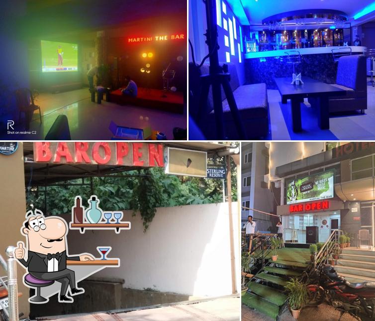 This is the image displaying interior and exterior at Martini the Bar and Restaurant