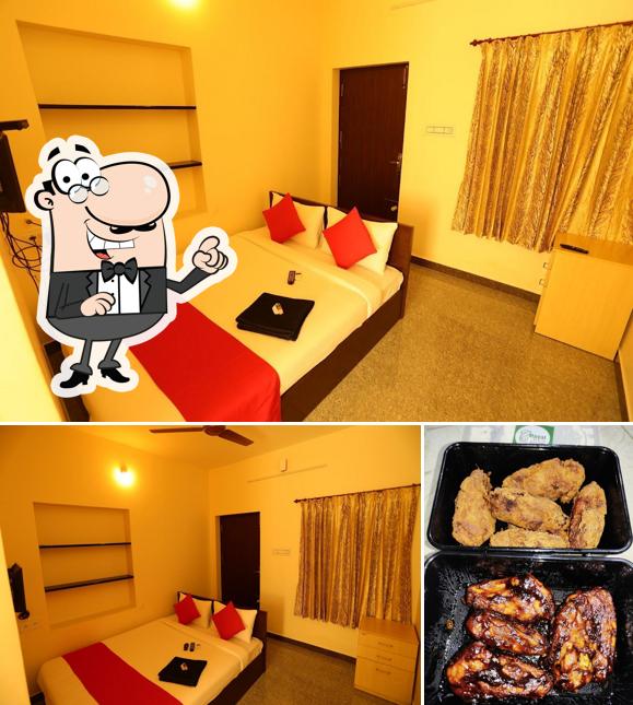 The photo of Coastal Grand Royal Residency’s interior and food