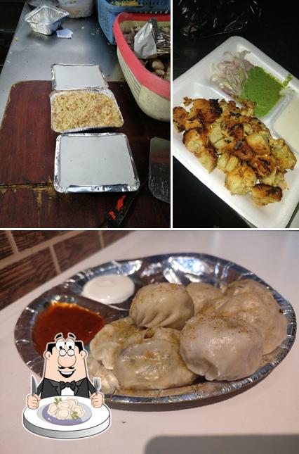 Dumplings at Live kitchen