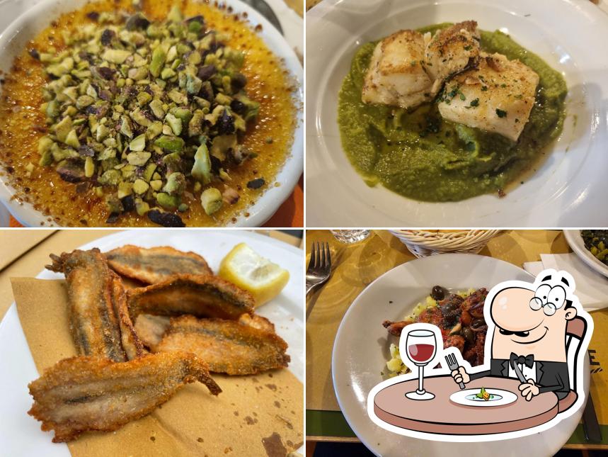 Creme brulee al Osteria Salvagente