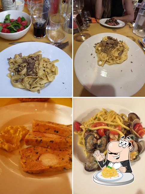 Spaghetti alla carbonara al Osteria Babazuf Siena