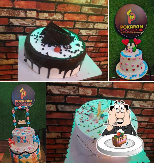 Chocolate cake at Pokaran foodies