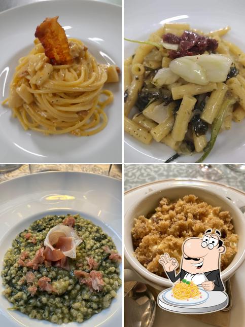 Spaghetti alla carbonara al Antica Trattoria Nardini