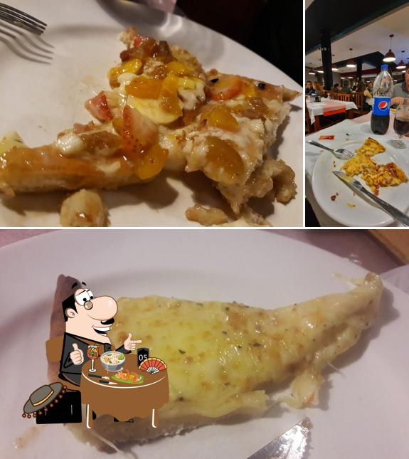 Comida em Pizzaria Malaguetta
