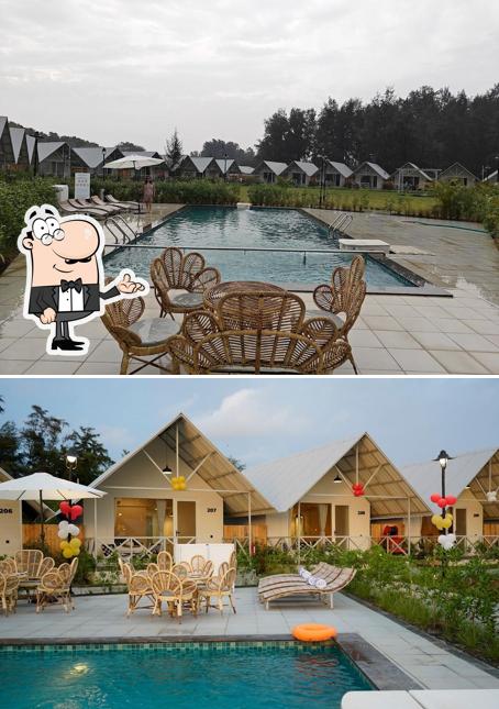 The interior of Praveg Beach Resort, Jampore, Daman
