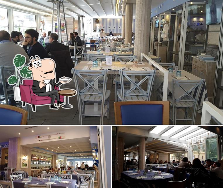 Gli interni di Trattoria Caprese