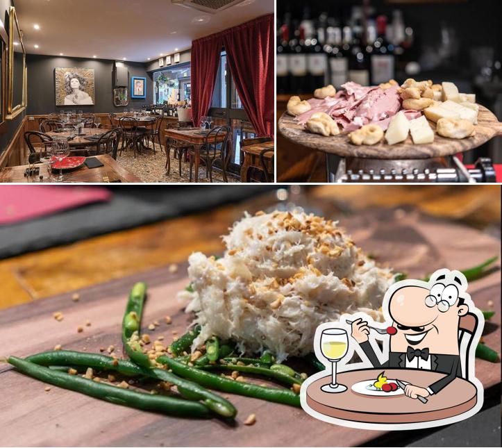 Tra le varie cose da Osteria Contemporanea Da Riccardo si possono trovare la cibo e interni