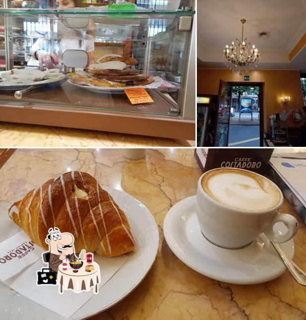 Questa è la foto che presenta la cibo e esterno di Ristocaffè Gf