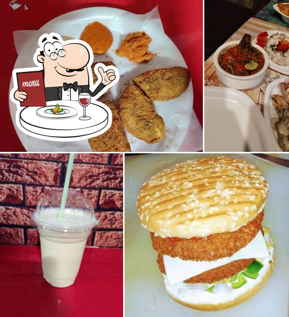 Food at Dad's Burger Cafe