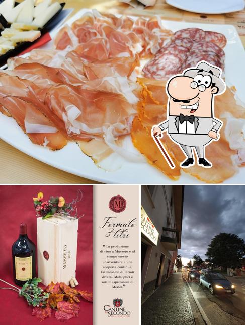 La foto della esterno e cibo di Enoteca Le cantine di Secondo di Udine