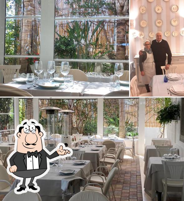Gli interni di La Marea ristorante Savelletri