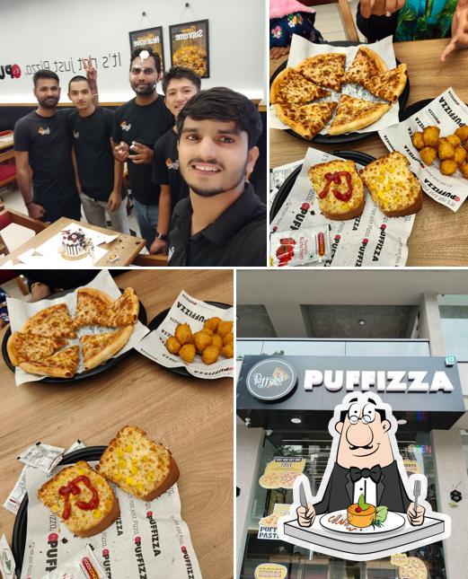 Food at Puffizza Shyamal