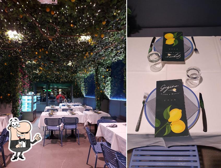 Gli interni di Gigino Pizza Metro Milano