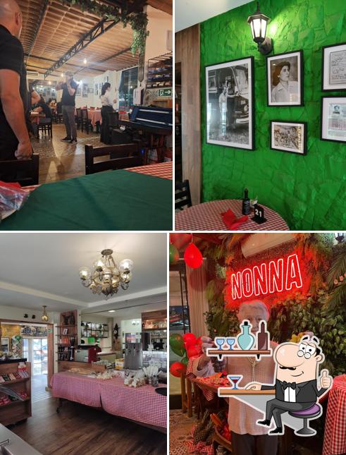 O interior do Nonna Casa Italiana