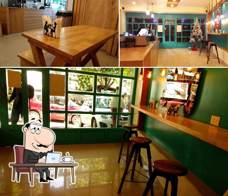 The interior of Paul's Creamery
