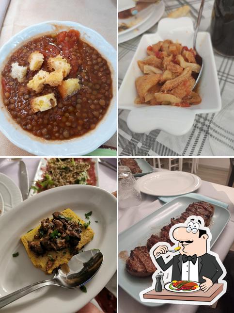 Platti al Bar trattoria del Gallo Sibillino - Ristorante Balzo
