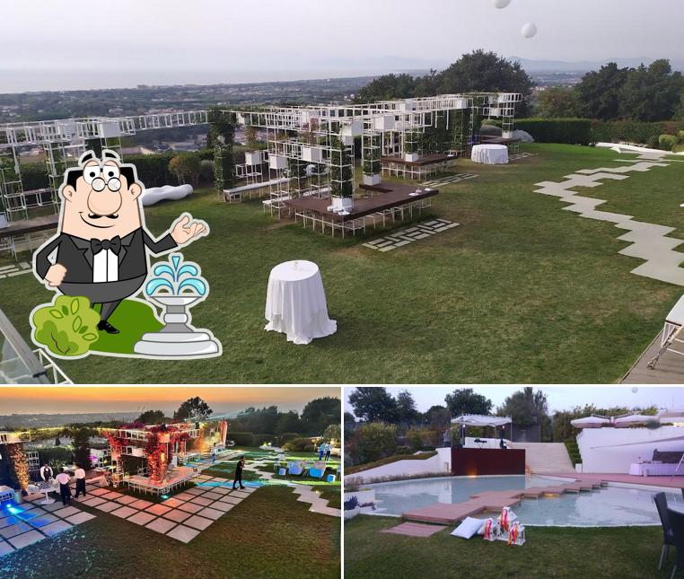 Guarda gli esterni di Villa Taurinus