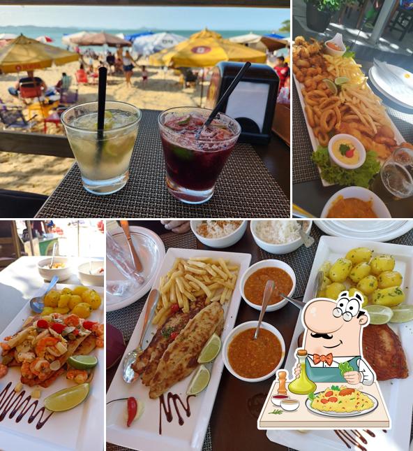Comida em Restaurante Sabores Do Camarão