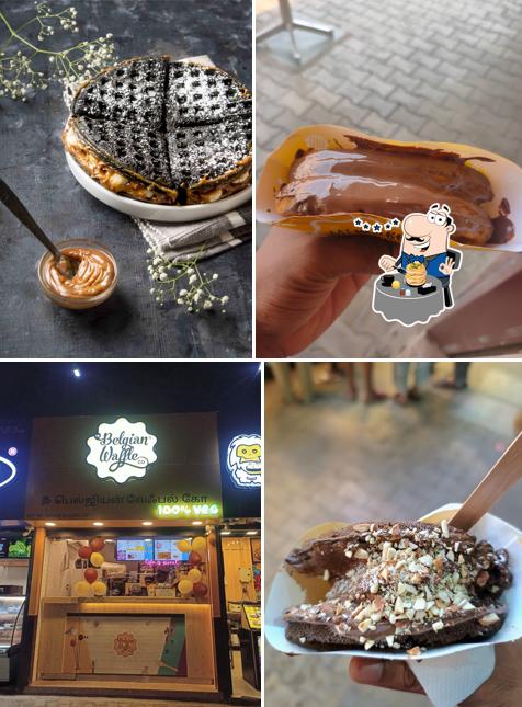 Food at The Belgian Waffle Co