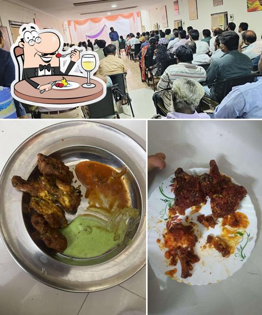 Food at Sitara family restaurant