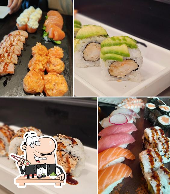 Scegli le diverse opzioni di sushi