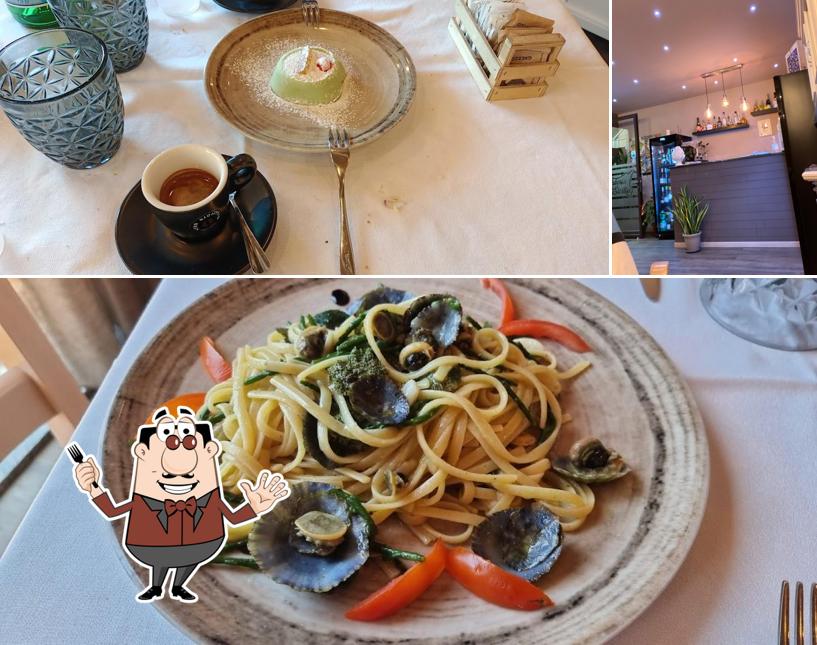 Tra le diverse cose da Osteria Sicilia si possono trovare la cibo e interni