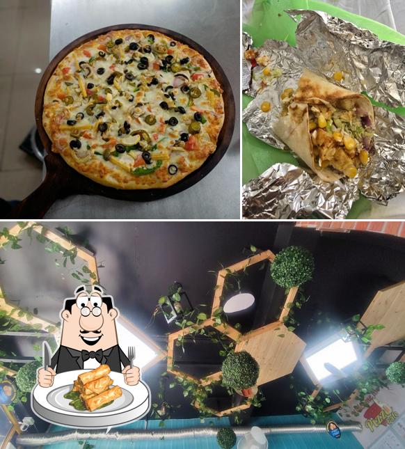 Spring rolls at Pizza cafe