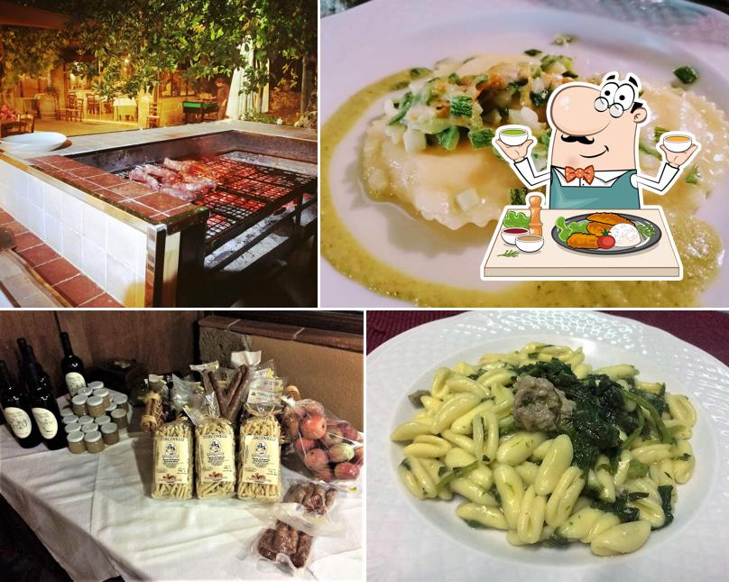 Platti al Agriturismo Le Fontanelle a Pontelatone