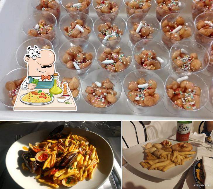 Cibo al Ristorante E Pizzeria Mezza Luna “tore A Mare”