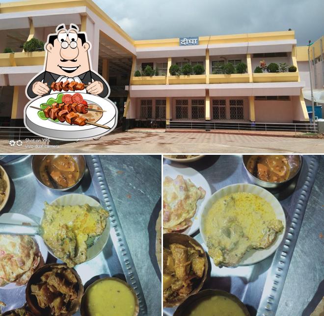 This is the picture showing food and exterior at Mukta Hotel & Restaurant
