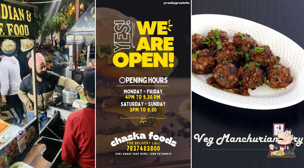 Get meat dishes at CHASKA FOODS