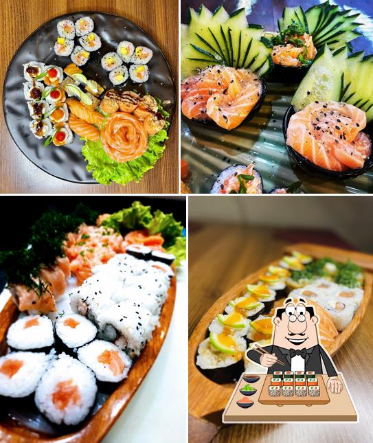 Presenteie-se com sushi no Restaurante Temaki Sushi Bar