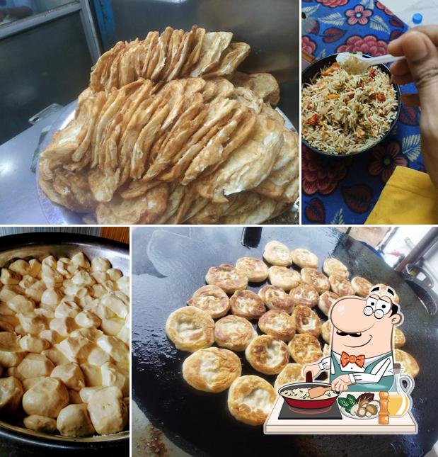 Fried rice at A1 Parotta Stall