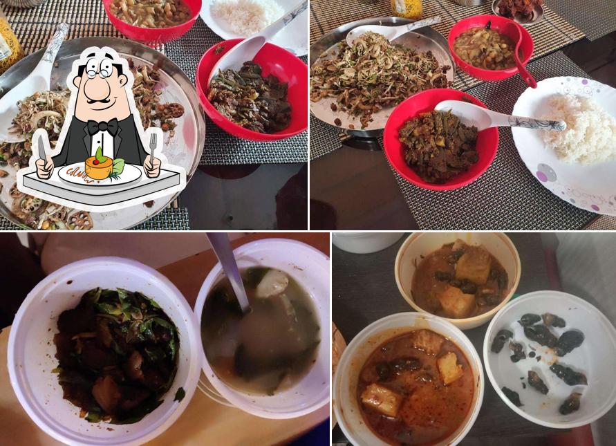 Food at Tomba Kitchen (Manipuri Cuisine)