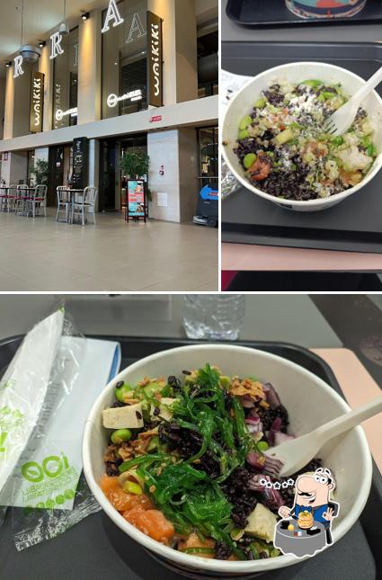Tra le varie cose da Waikiki Poke Torino Porta Nuova si possono trovare la cibo e interni